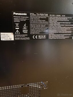 Full HD 3D plazmový televízor Panasonic TX-P50VT30E - 3