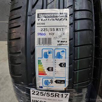 Letné pneumatiky 225/55 R17 BRIDGESTONE DOT5020 - 3