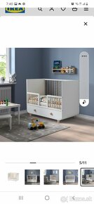 Detska postielka IKEA MYLLRA 120x60 - 3