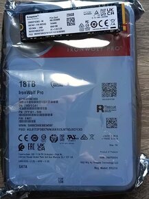 18TB IronWolf PRO - v zaruke + 256GB TLC Nvme - NOVÉ. - 3