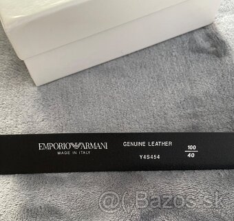 Predám pánsky kožený opasok Emporio Armani - 3