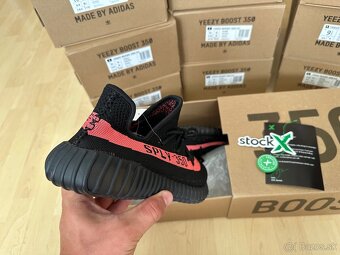 Adidas Yeezy Boost 350 Black / Red - 3