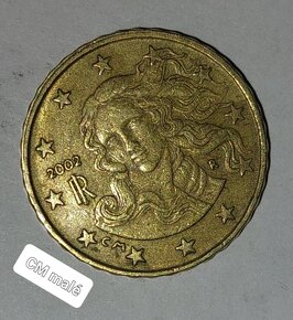 10cent Taliansko 2002 CM (malé) Chyboražba? - 3