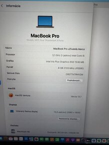 MacBook Pro 2017 Touch Bar 13'', Space grey, 512GB SSD - 3