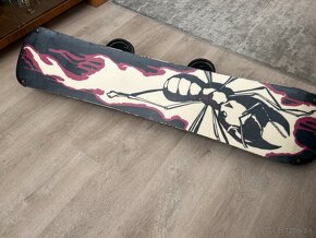 Detský snowboard s viazaním, dĺžka 114 cm - 3