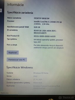 Predám notebook HP ProBook 4330s, intel i5, 8GB RAM, SSD 256 - 3