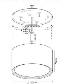 LED bodové svietidlo 14W/4000K/1250Lm - 3