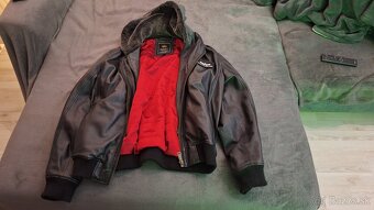 Kožená bunda Alpha Industries - 3