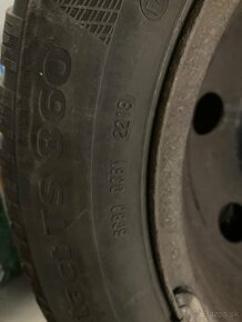 Plechové disky a zimné pneumatiky Continental 215/55 R16 - 3