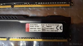 HyperX 8 GB KIT DDR3 1866 MHz CL10 Fury Black Series - 3