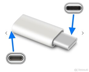 Redukcia adaptér USB-C na Lightning - 3