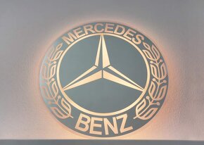 Predám Led zrkadlové logo(obraz) Mercedes-benz - 3