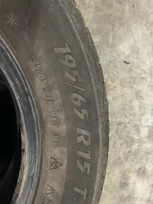 Predám zimné pneumatiky 195/65R15 - 3