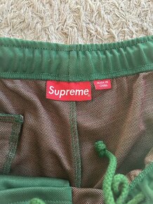 Supreme World Famous Jacquard Track Pant Green (Tepláky) - 3