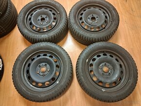 Predam plechove disky 5x112 R16 a zimne gumy - 3