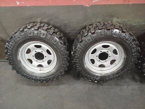 Predám offroad sadu kolies 6x139.7 aj s pneu 235/70 R15 T3 - 3