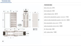 Stavebné puzdro pre vstavané dvere do murovanej steny - 3