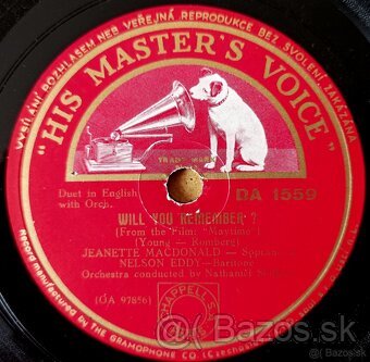 Gramodeska His Masters Voice z roku 1937 - top - 3