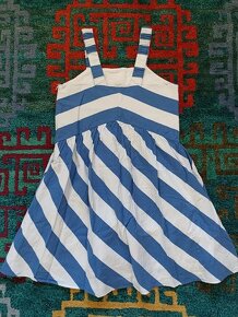 Námornícke šaty Zara - veľkosť 140 - 3