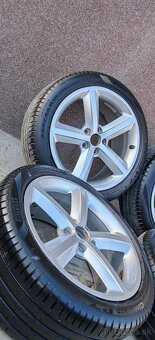 ALU Audi 5x112 a letné 245/40 R18 - 3