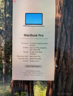 MacBook Pro 2018 i5, touchbar 16GB RAM, 256GB SSD - 3