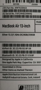 Macbook Air 13 - 3