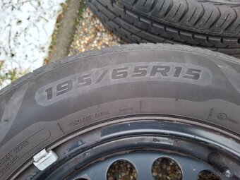 Plechové kolesá R15 s letnými PNEU 195/65 R15 OCTAVIA 2 - 3