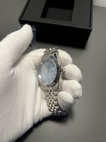 Seiko mod Datejust Blue Diamonds - 3