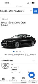 Kompletná sada zimných pneu aj na diskoch 17" V-spoke - 3