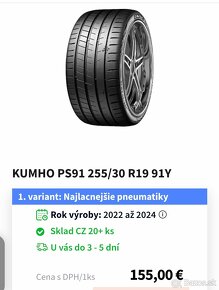 Elektróny R19 +  letné pneumatiky - 3