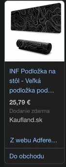 Čierna podložka pod myš - 3