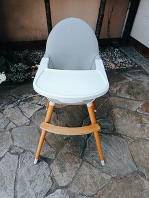Jedálenská stolička Kinderkraft Fini Grey - 3