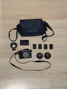 Bezzrkadlovka Canon M50 + objektívy + bohaté príslušenstvo - 3
