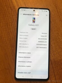 Samsung A51 jemne vypaleny displej - 3