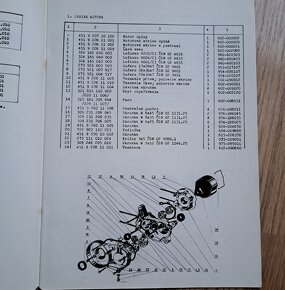 Katalóg náhradných dielov Jawa moped typ 207.500 - 3