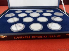 Sada strieborných pamätných mincí Slovensko 1993-1996, Bk - 3