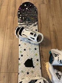 Snowboard. SALOMON 156cm +topanky SALOMON - 3