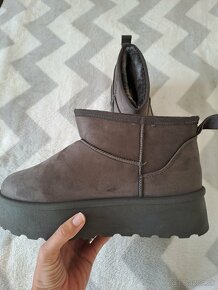 Snehule na platforme v style ugg - 3