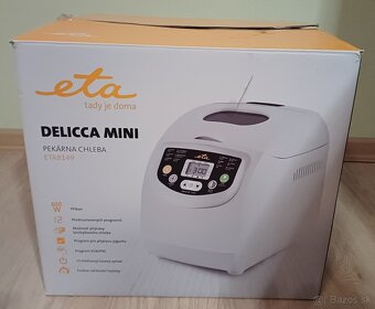 Predám domácu pekáreň ETA DELICCA MINI - 3