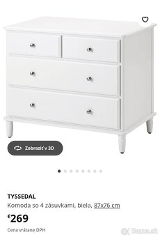 Tyssedal komoda Ikea - 3