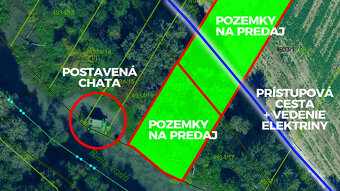 POZEMOK Bernolákovo, PRI ROD.DOMOCH, cesta, rieka, ELEKTRINA - 3