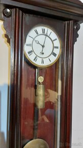 Predám funkčné starožitné nástenné hodiny Gustáv Becker Regu - 3