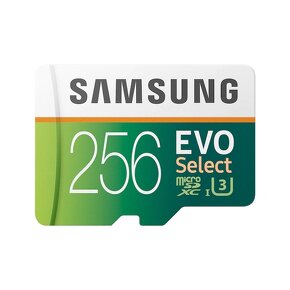 NOVÁ SAMSUNG EVO Select microSDXC 256GB, 4K, R100/W90 MB/s - 3