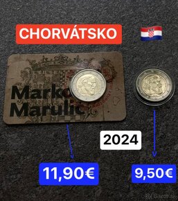 2 eurové mince Chorvátsko 2024 - 3