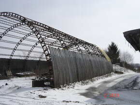 Konštrukcia oblúkovej haly 15x43x8,7 m - 3