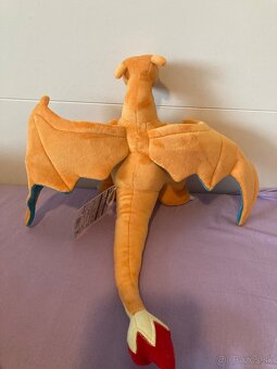 Nový veľký plyšový Pokémon drak Charizard s vysačkou - 3