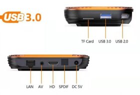 Predám TRANSPEED 4/32GB 8K S905X4 TV Box Android 11 1000M - 3