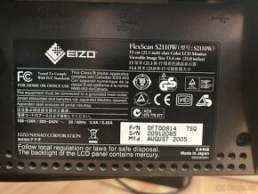 Monitor eizo s2110w - 3