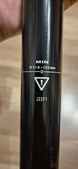 Sedlovka bontrager 31.6-150mm - 3