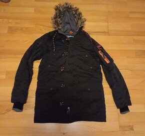 Superdry čierna parka - 3